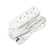 Extension cord P03 3 sockets 2P+PE/3m 3х1mm2 10A/250V ECO UEC