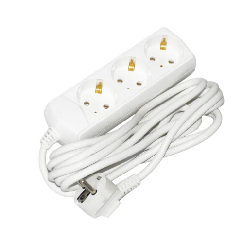 Подовжувач П03 3 місця 2P+PE/3м 3х1мм2 10А/250В ECO UEC