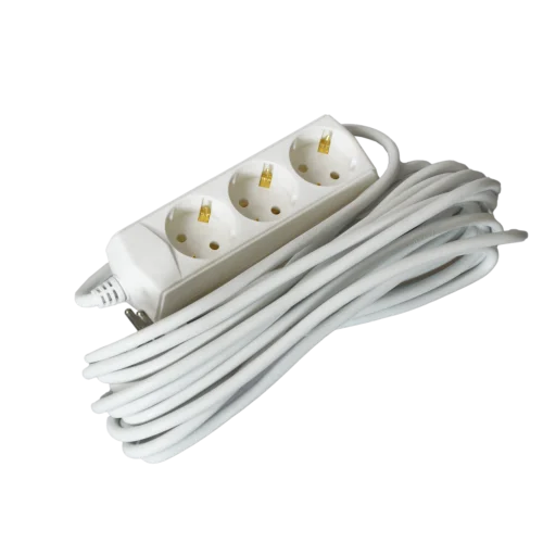 Подовжувач П03 3 місця 2P+PE/7м 3х1мм2 10А/250В ECO UEC