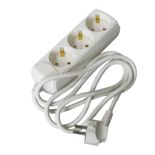 Подовжувач П03 3 місця 2P+PE/1,5м 3х1мм2 10А/250В ECO UEC