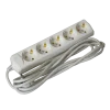Extension cord P05 5 sockets 2P+PE/3m 3х1mm2 10A/250V ECO UEC