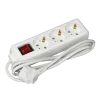 Extension cord P03V 3 sockets 2Р+PЕ/1,5 m 3х1mm2 16A/250 on/off STANDART UEC