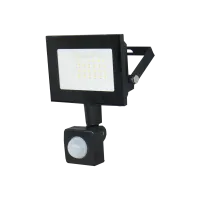 Прожектор LED UEC Delta SLC-MS 30Вт з датчиком руху 6500K IP54 чорний