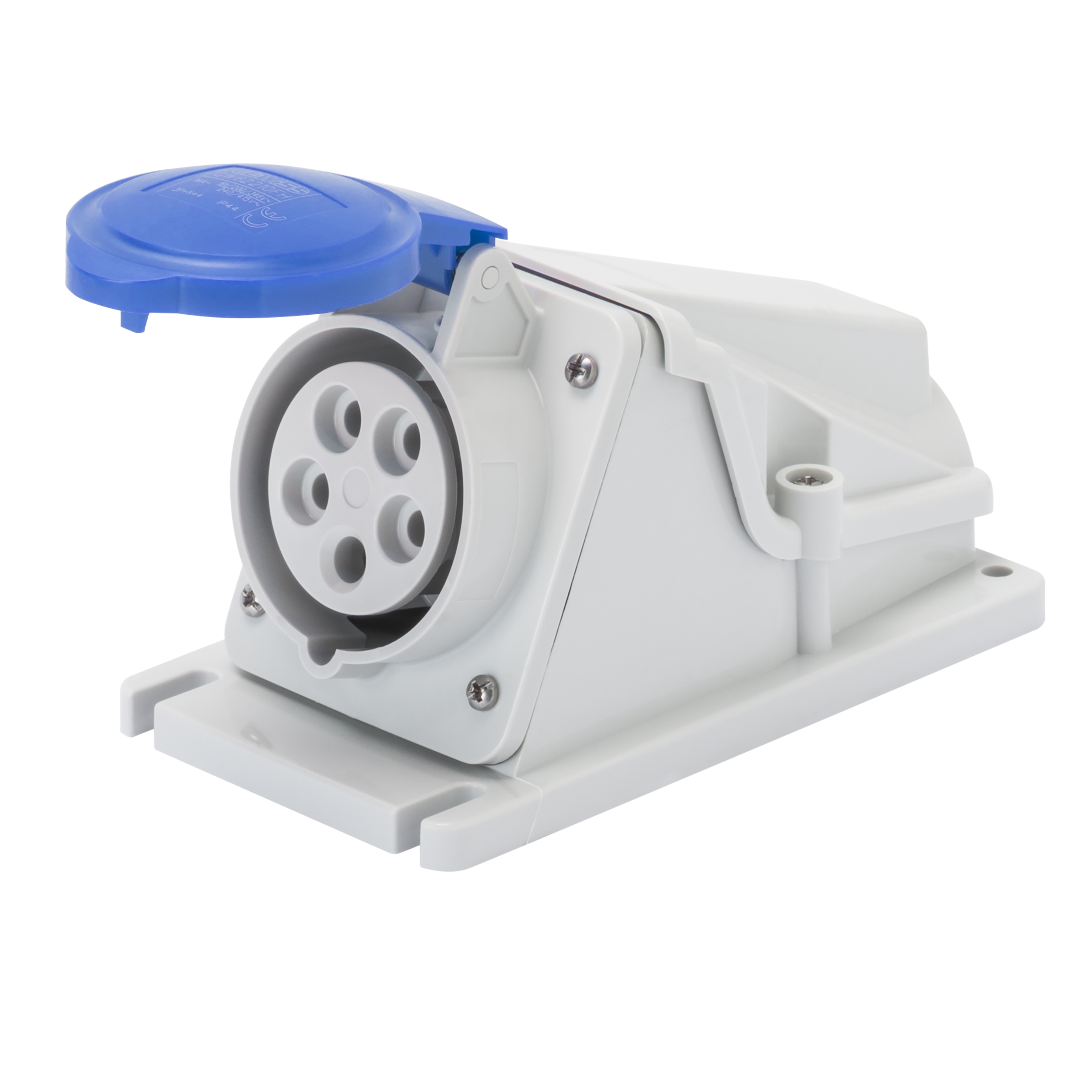 Розетка стаціонарна 90° IEC 309 HP IP44 2P+E 32A 230V 6H GEWISS ...