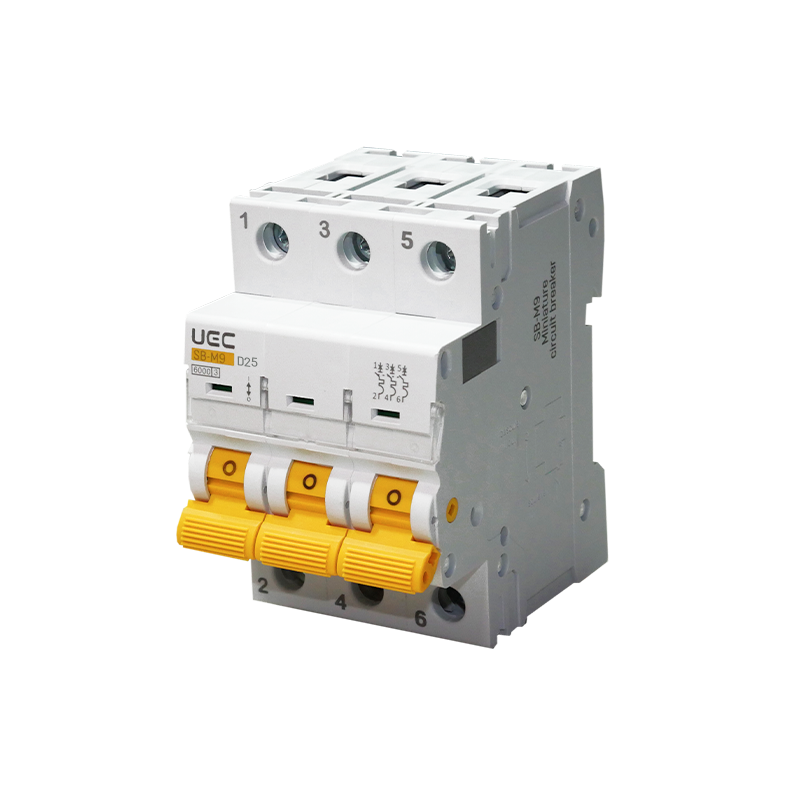 Miniature circuit breaker SB-M9 3P 25A type D 6kA UEC official site of UEC